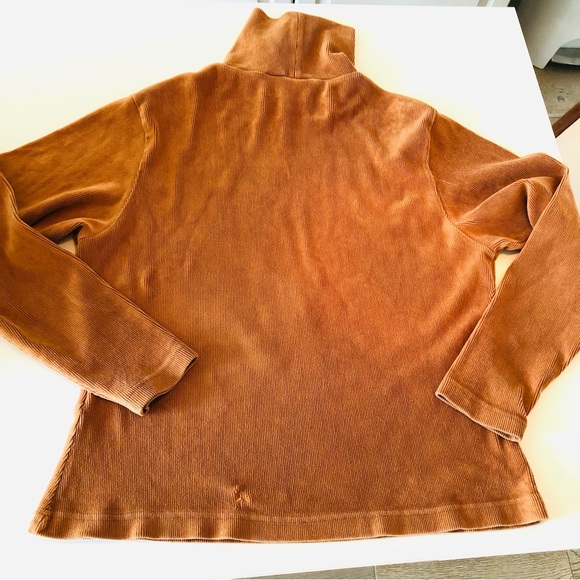 Woolrich Turtleneck Sweater Vintage Women’s M Pumpkin Rust Autumn, Soft … - Picture 8 of 11